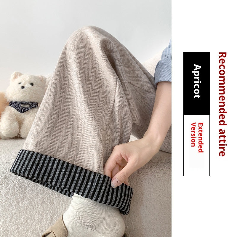 Retro Wool Casual Pants