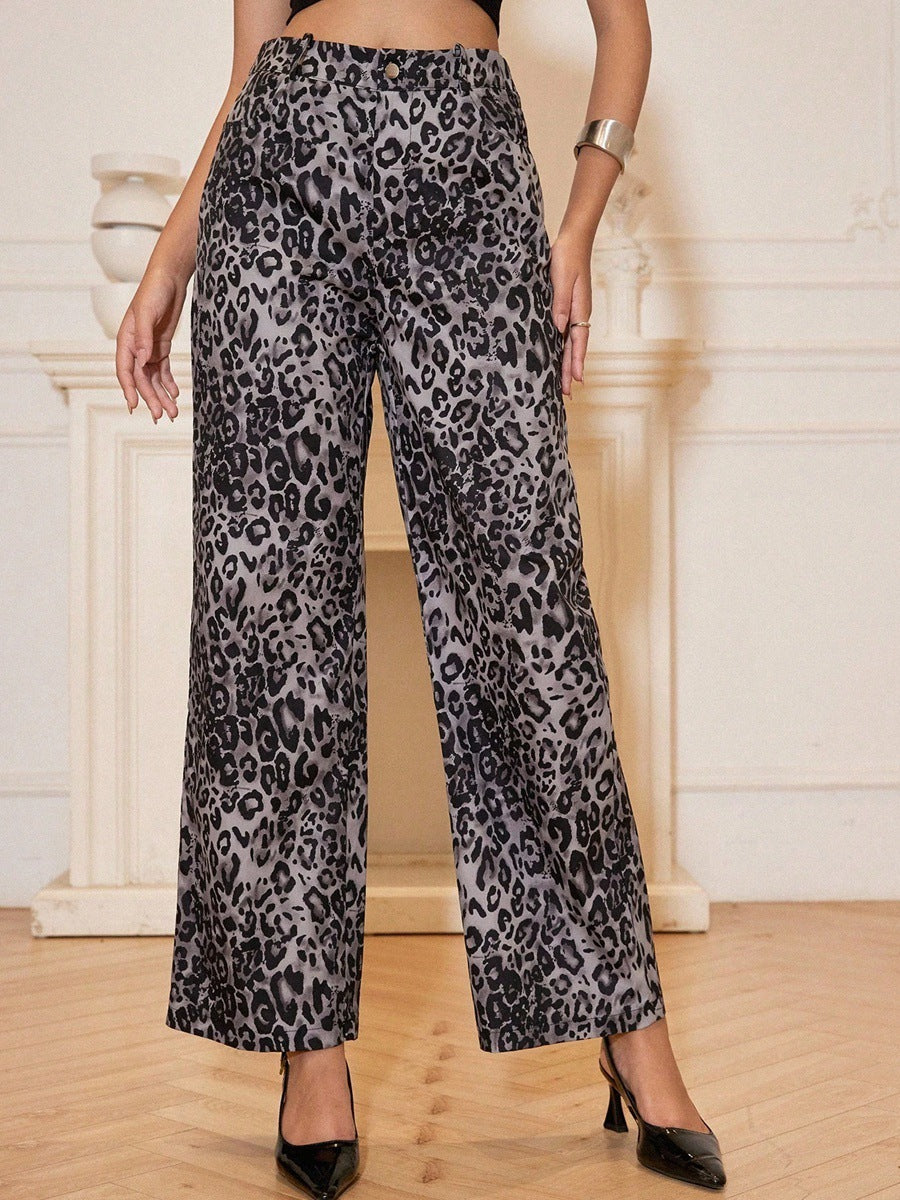 High-waisted Wide-leg Pants