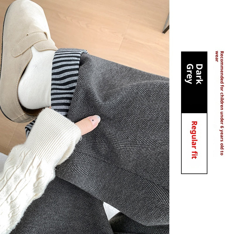 Retro Wool Casual Pants