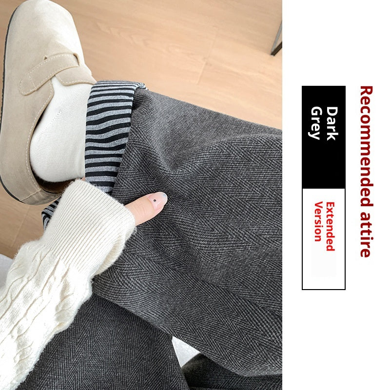 Retro Wool Casual Pants