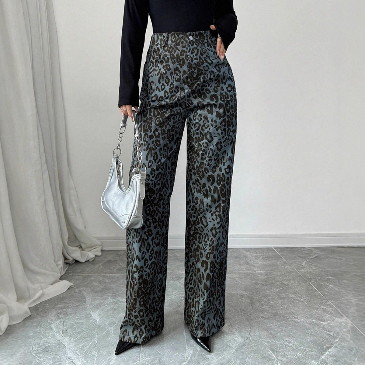 High-waisted Wide-leg Pants