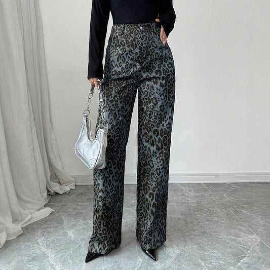 High-waisted Wide-leg Pants
